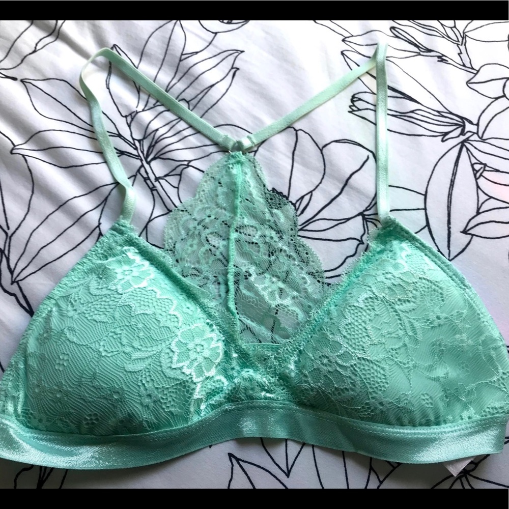 Mint green bralette